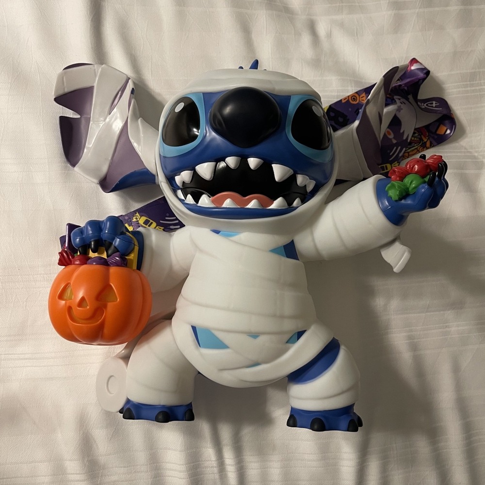 WDW Disney Parks Stitch 626 Mummy Costume‎ Popcorn Bucket Halloween - Picture 1 of 3